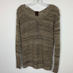 UO | Metallic Open Knit Sweater